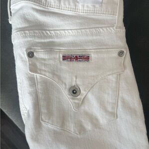 Hudson Los Angeles White Skinny Jeans sz24